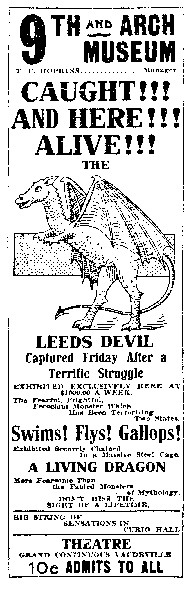 The Jersey Devil, the tale of a viral story from 110 years ago