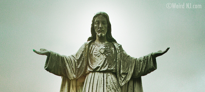 funny jesus statue