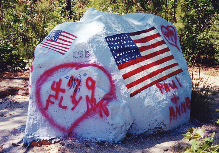 The Painted Rock of Route 539