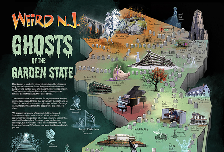 NEW! Ghosts of the Garden State Wall Poster