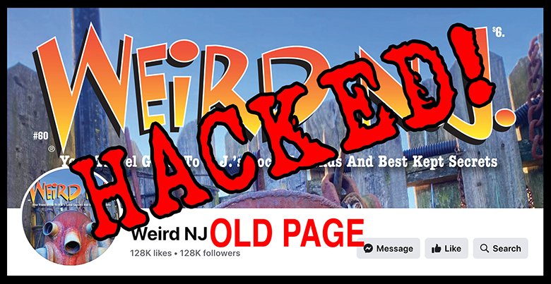 Weird NJ Facebook Page HACKED