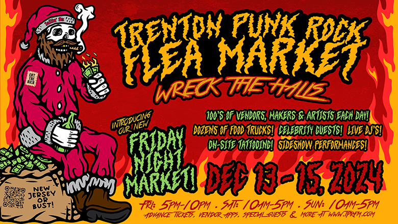 Sat. Dec. 14: Trenton Punk Rock Flea Market – Wreck the Halls!