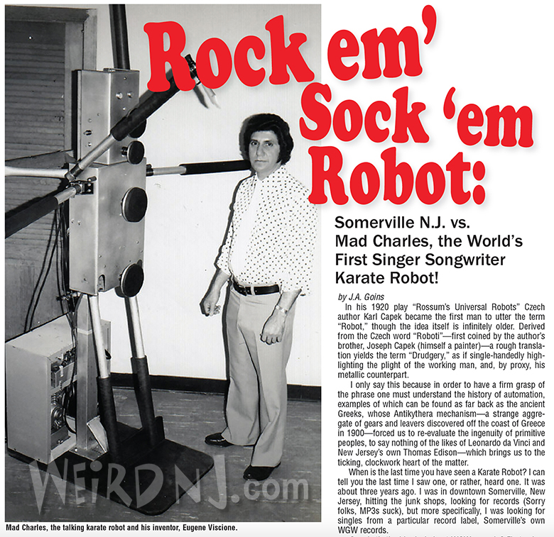 Mad Charles, the World’s First Singing Karate Robot!
